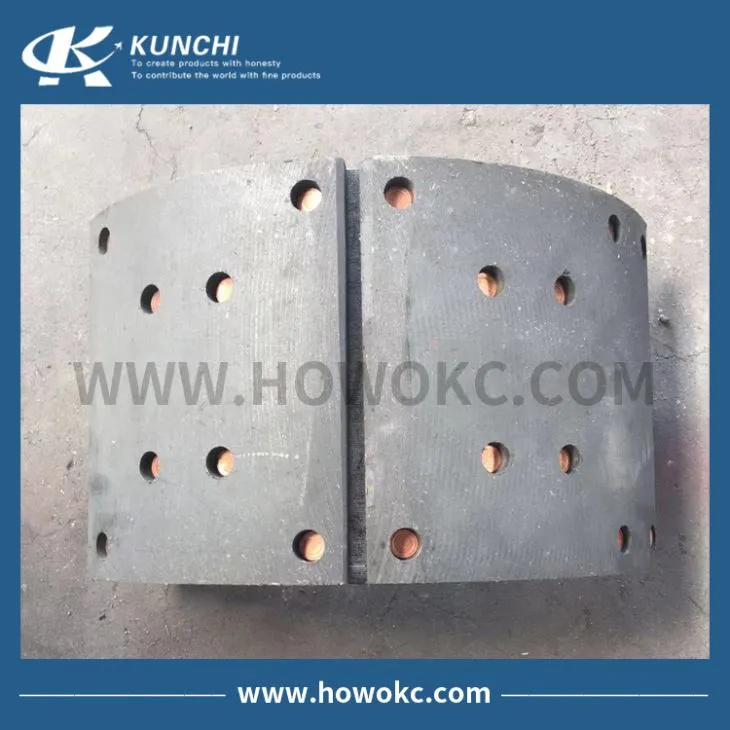 DZ9112340061 Brake Shoes Assy With Roller 8 & 10 Holes Delong F3000