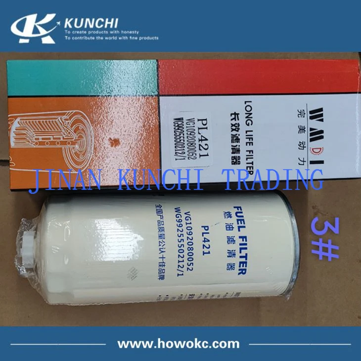 Sinotruk HOWO FILTER TANWYDD PL421 VG1092080052 WG9925550212